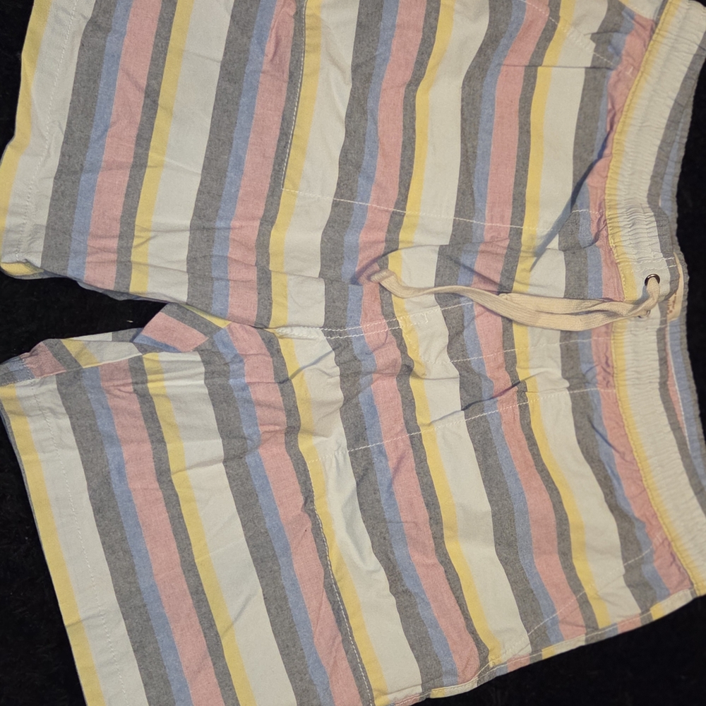 Original Penguin Pastel Striped Drawstring Shorts Xl